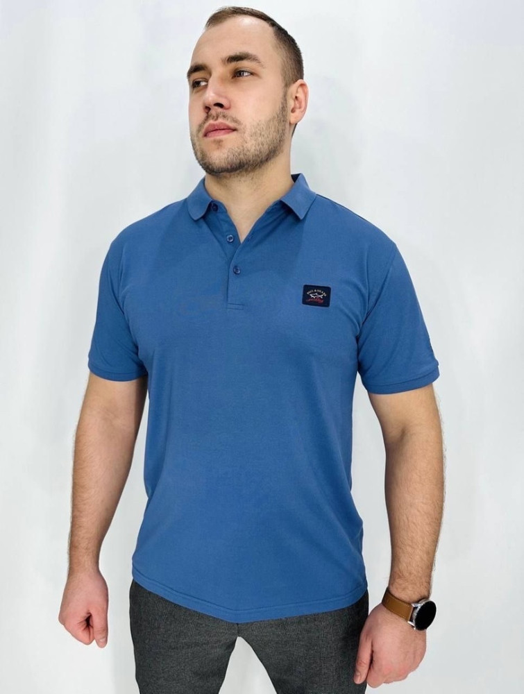 Мужская футболка синяя купить в Интернет-магазине Садовод База - цена 950 руб Садовод интернет-каталог